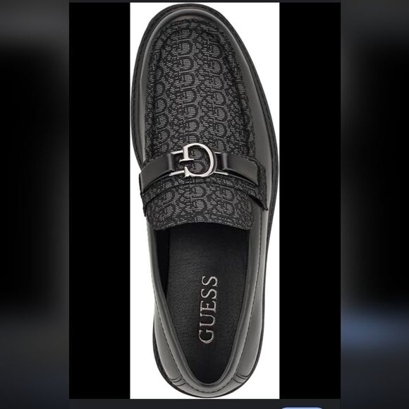 BRAND NEW GUESS MEN'S DRUU BRANDED LUG SOLE DRESS LOAFERS - Picture 10 of 16